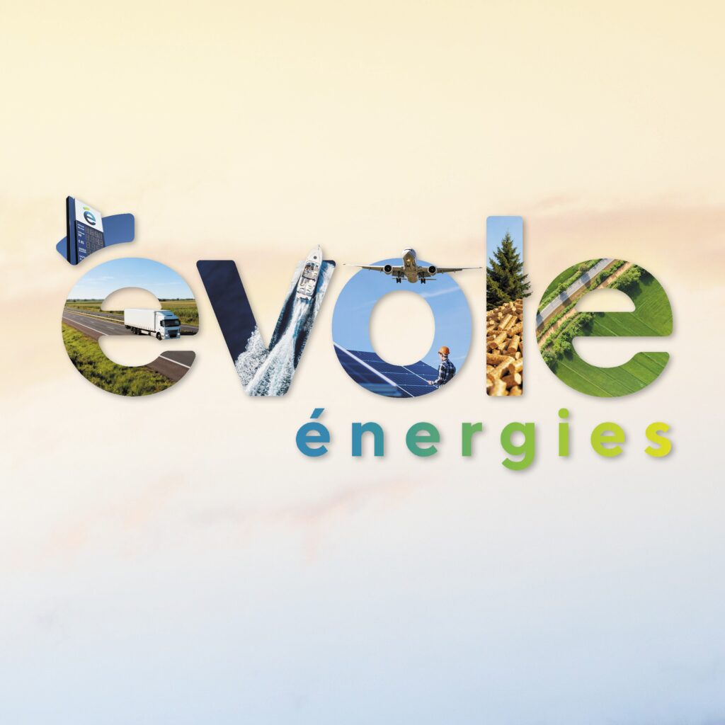 Logo groupe Évole Énergies en Franche-Comté.